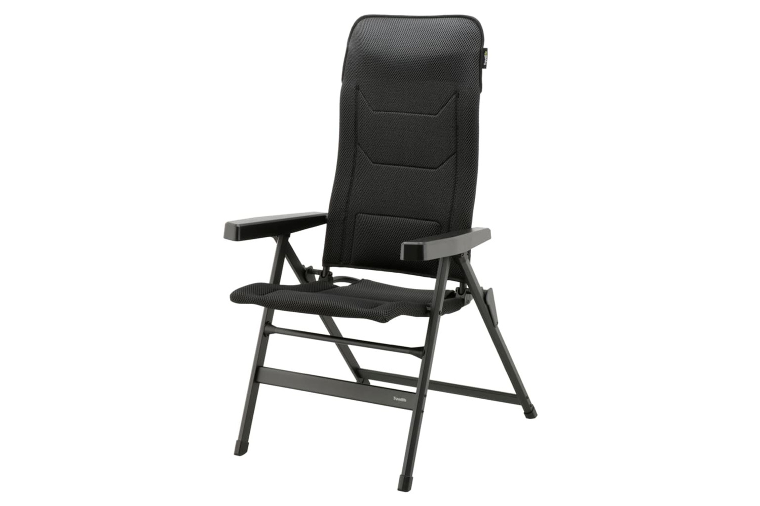 Travellife 441446 Luxury Foldable Camping Chair Monaco Comfort Grey