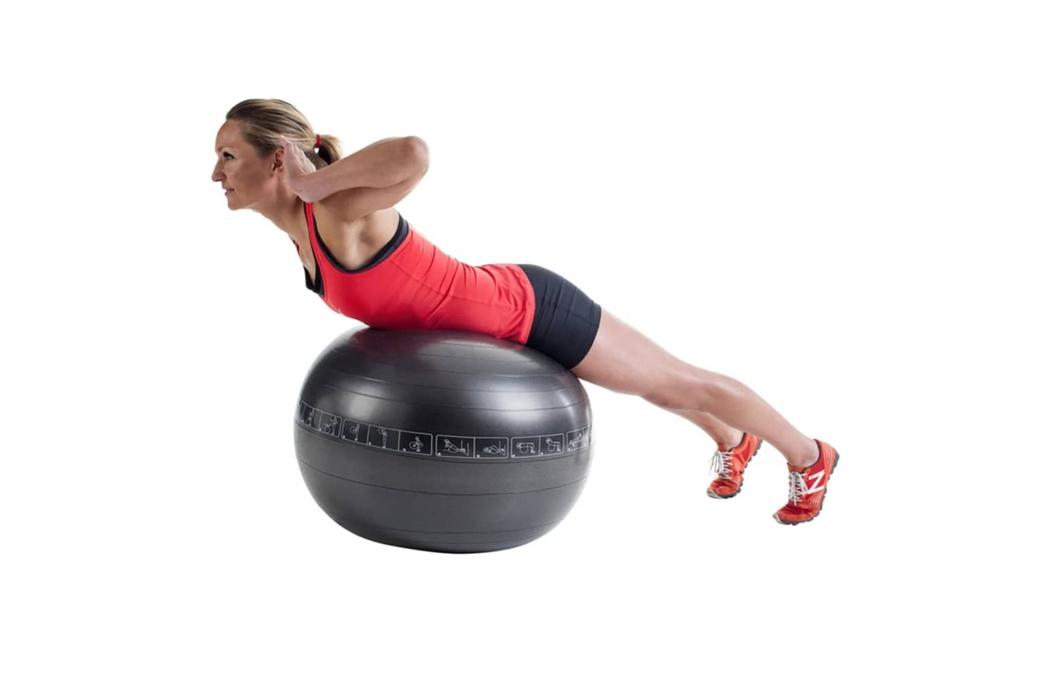 Pure2improve 408920 Exercise Ball 75 Cm Black