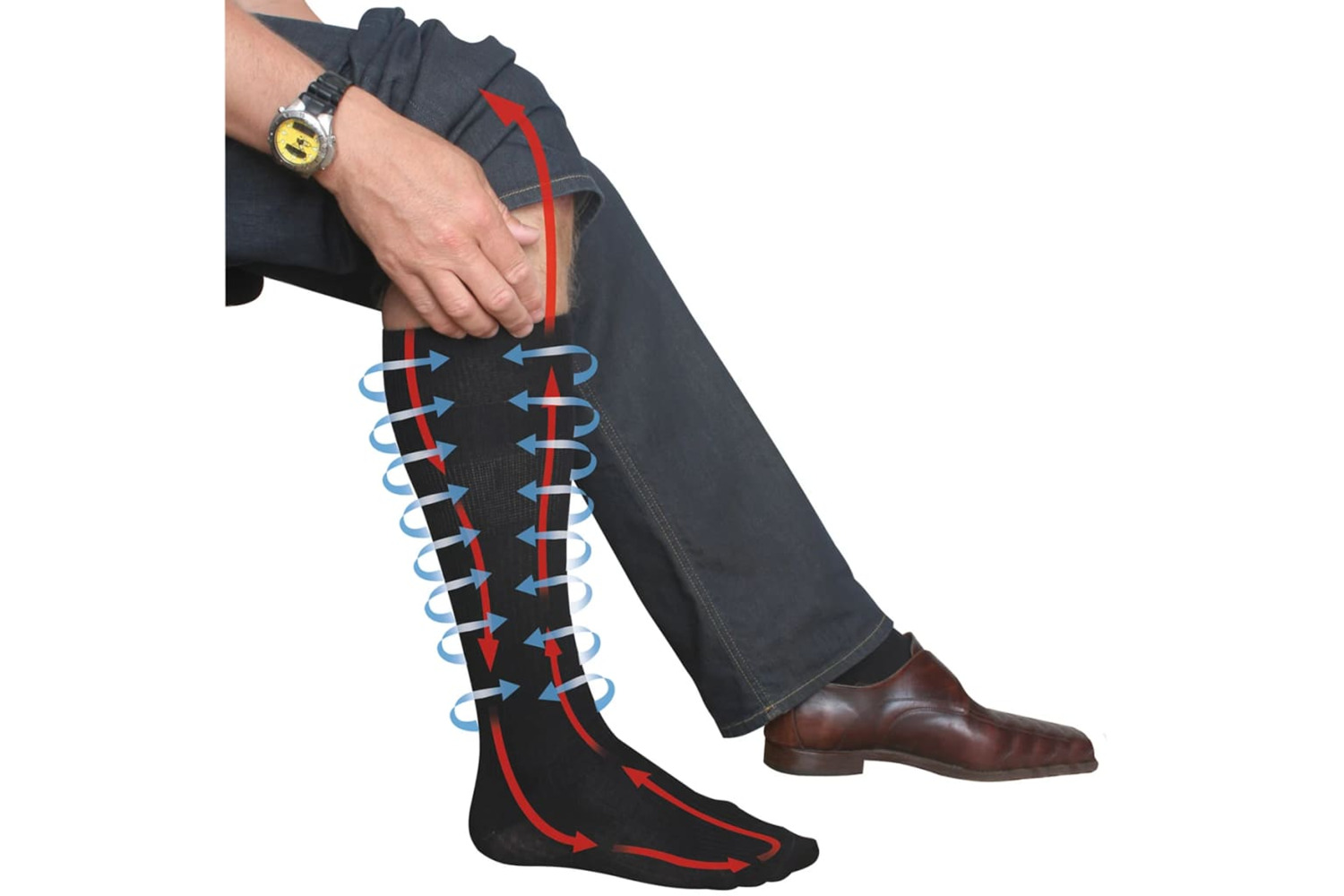 Travelsafe 404685 Travel Pressure Socks 43-46 Ts0370l