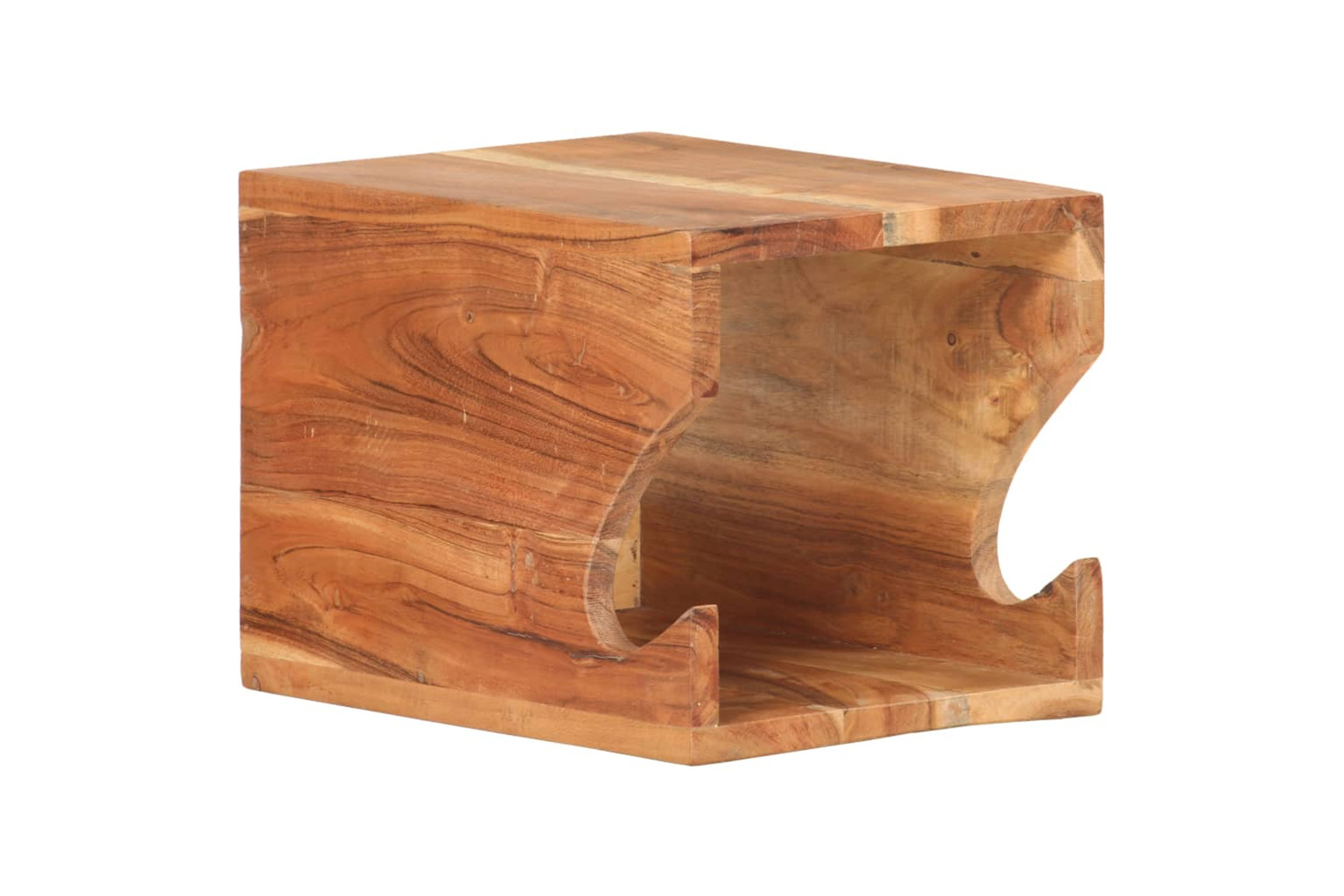 vidaXL 320479 Wall Mounted Bicycle Rack 35x25x25cm Solid Acacia Wood