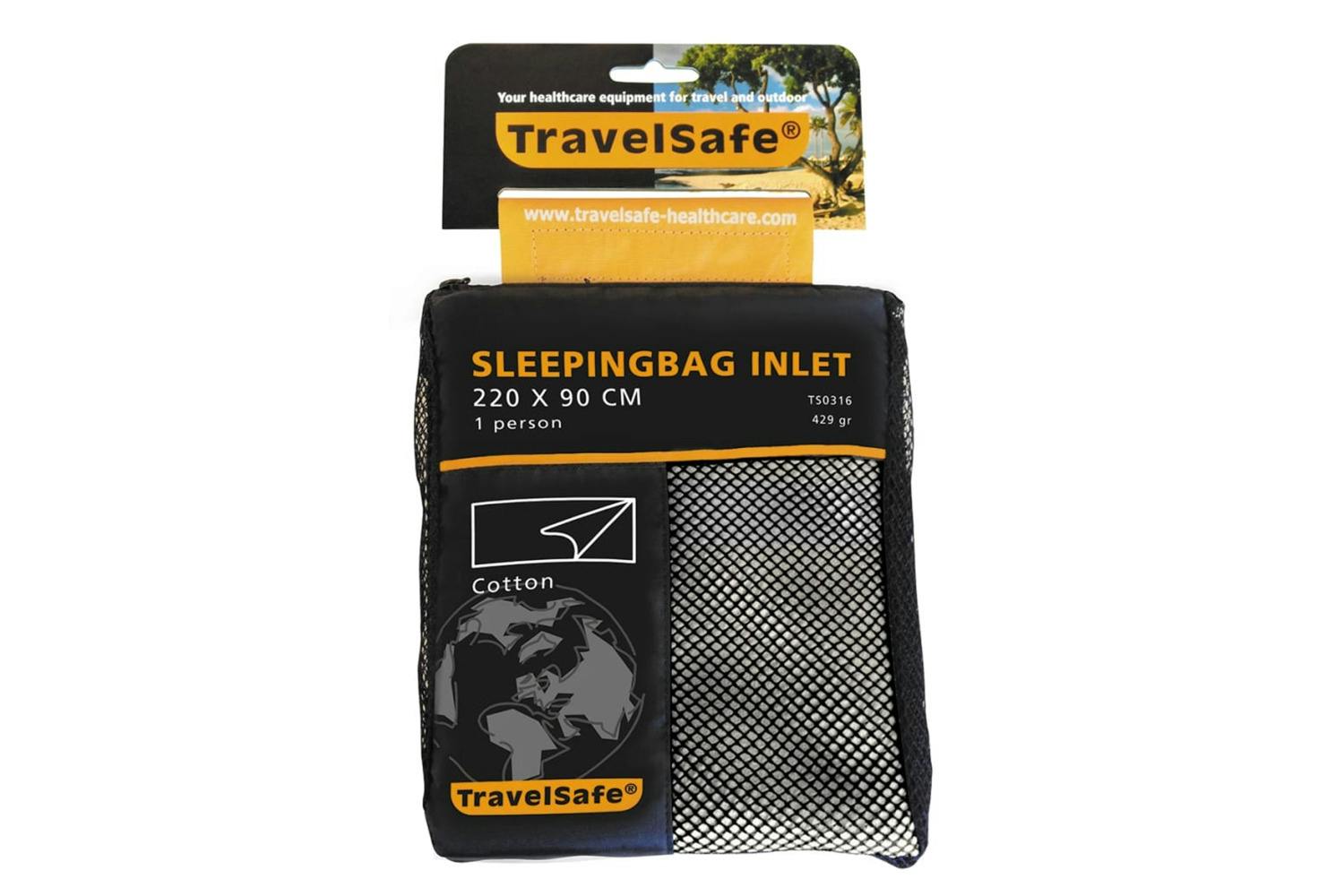 Travelsafe 404683 Sleeping Bag Inlet Envelope Cotton Ts0316