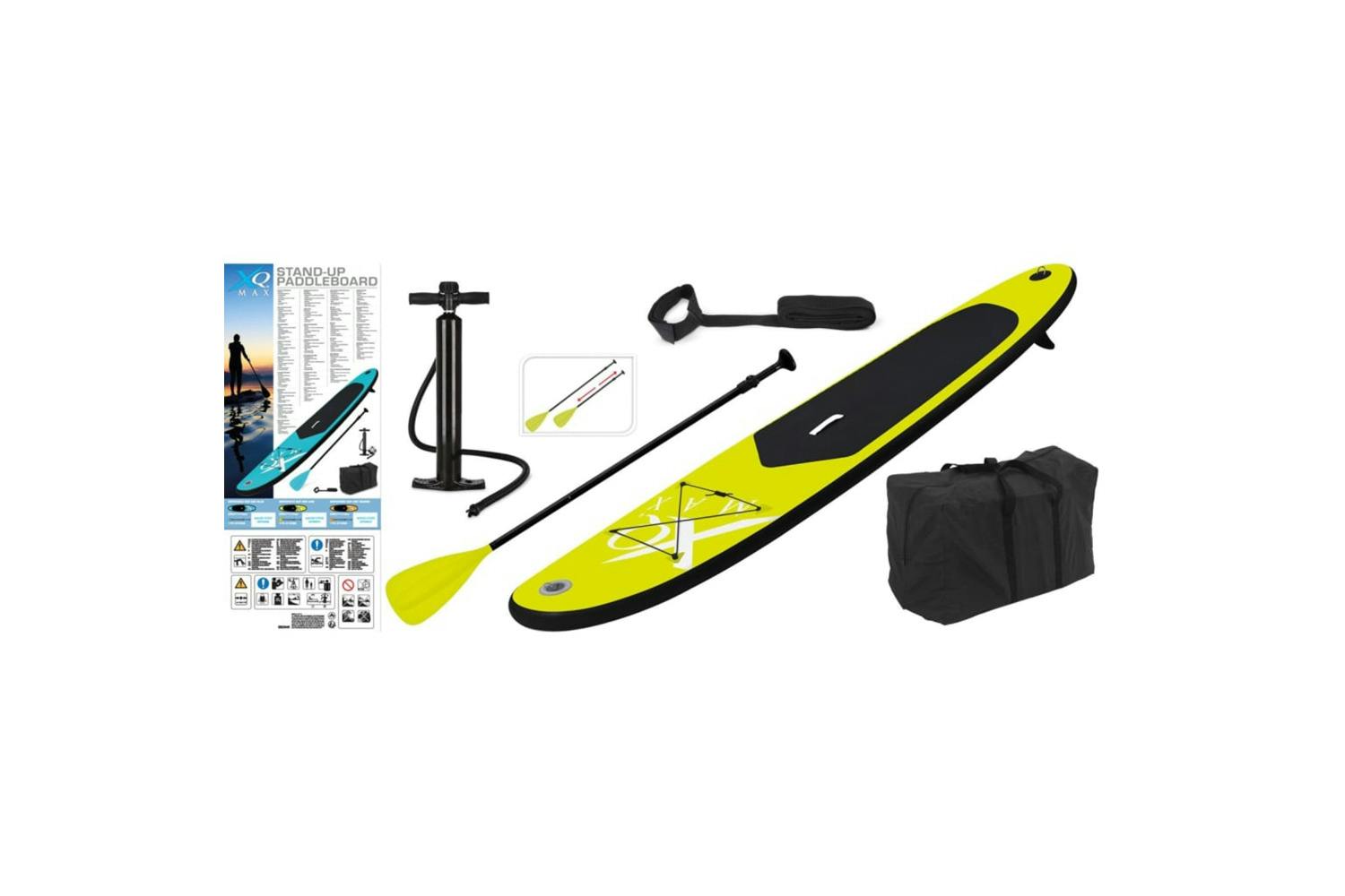 Xq Max 441937 Stand-up Paddle Board 285 Cm Inflatable Lime And Black
