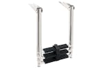 Vidaxl 92374 Folding Boarding Ladder 3-step Stainless Steel