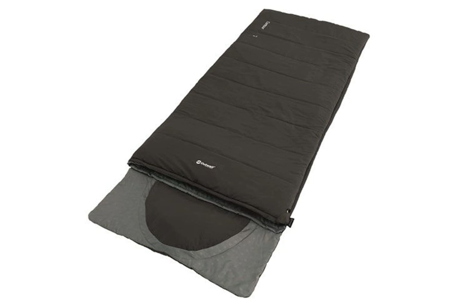 Outwell 435175 Sleeping Bag Contour Midnight Black Right Zipper