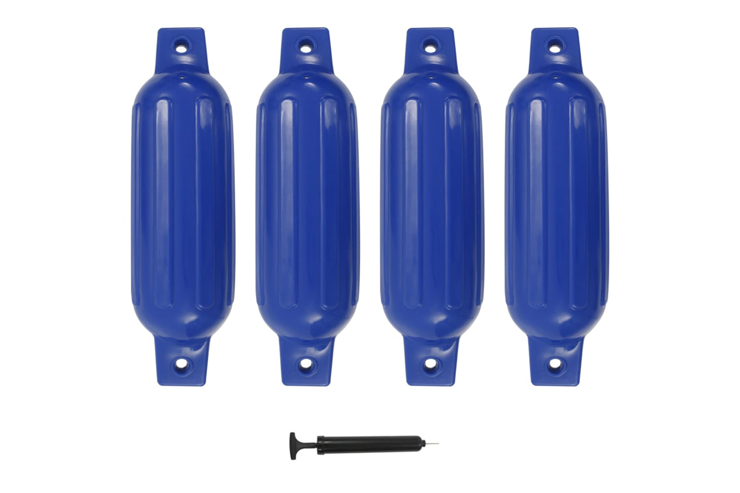 Vidaxl Boat Fenders 4 Pcs Blue 41x11.5 Cm Pvc