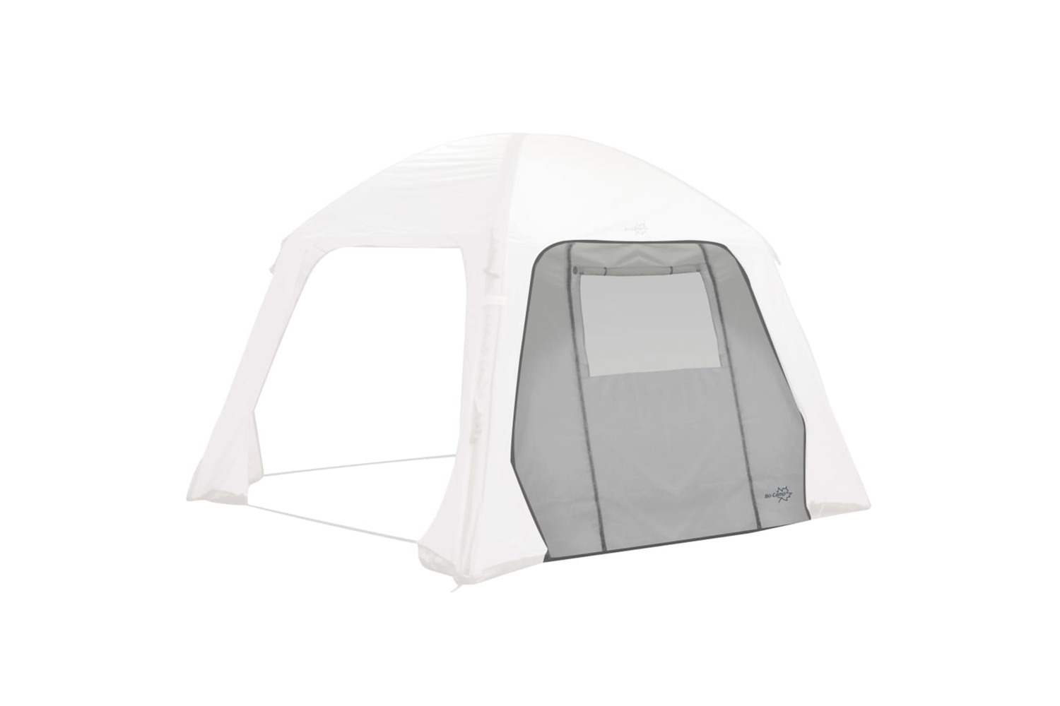 Bo-camp 428630 Side Wall With Door And Window For Tent Air Gazebo Grey