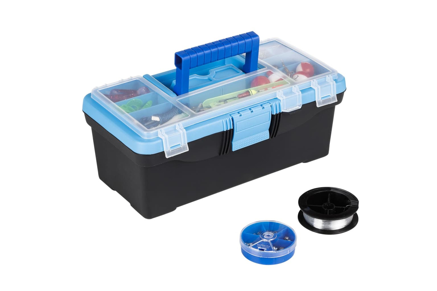 Hi 445591 42 Piece Fishing Case With Handle Blue