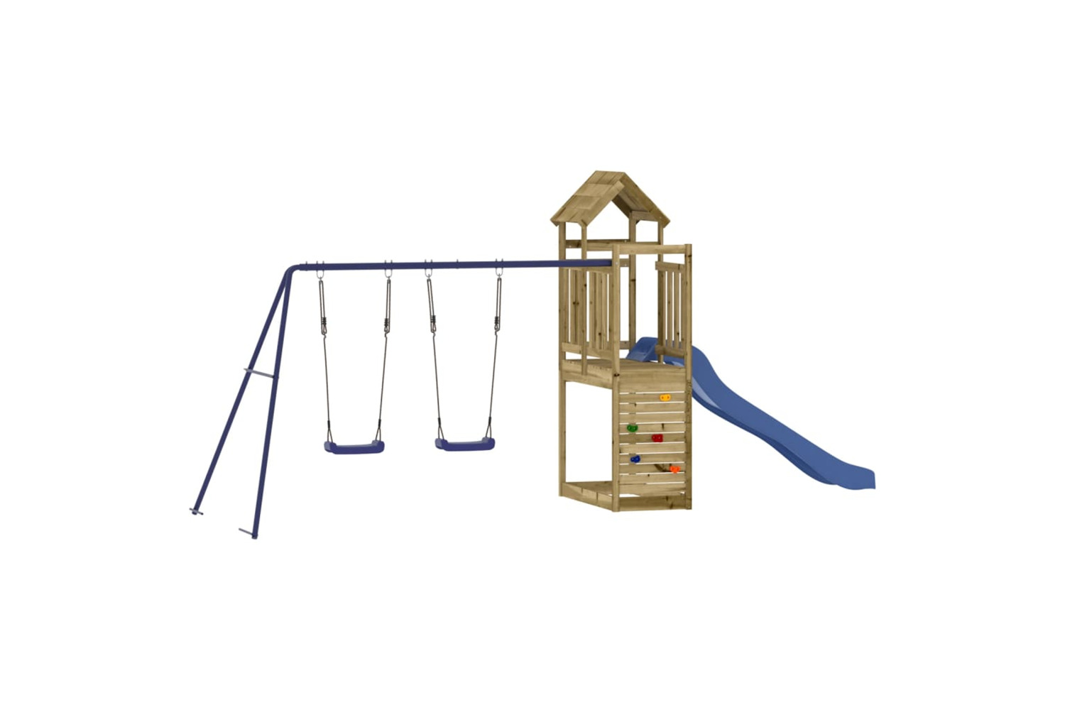 Vidaxl Outdoor Playset Impregnated Wood Pine