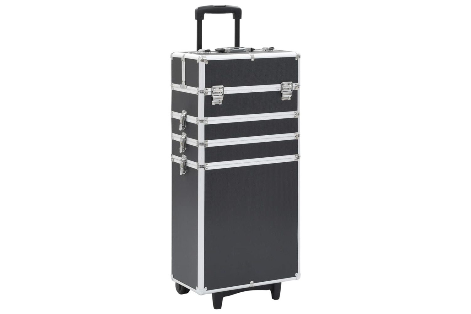Vidaxl 91815 Make-up Trolley Aluminium Black