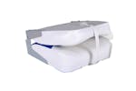 Vidaxl 279103 Boat Seats 2 Pcs Foldable Backrest Blue-white Pillow 41x36x48cm