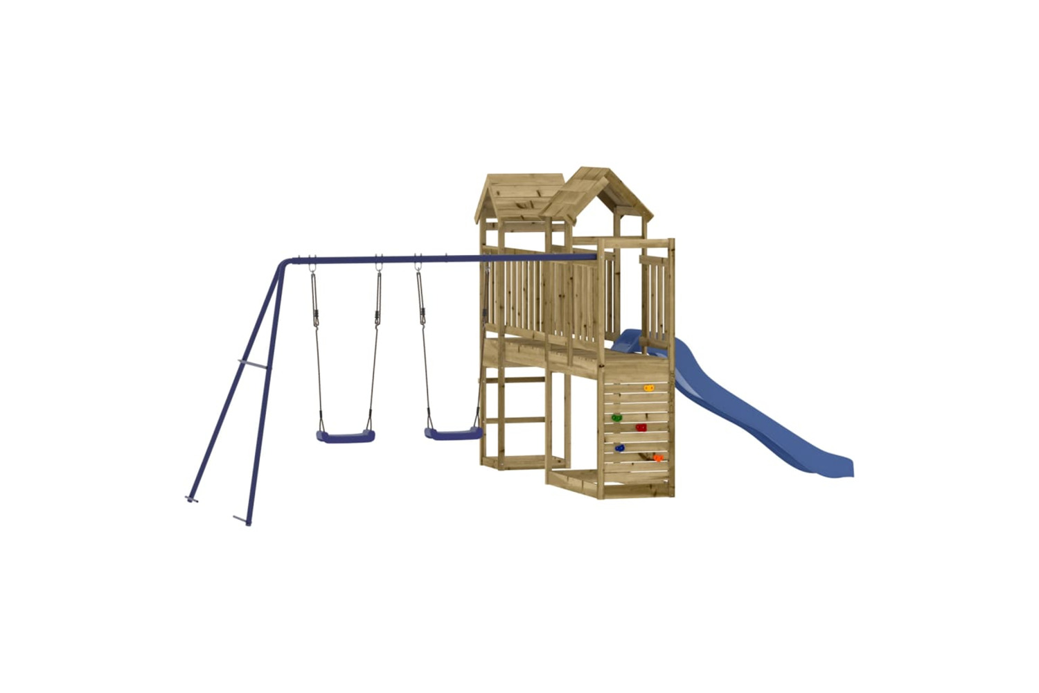 Vidaxl Outdoor Playset Impregnated Wood Pine