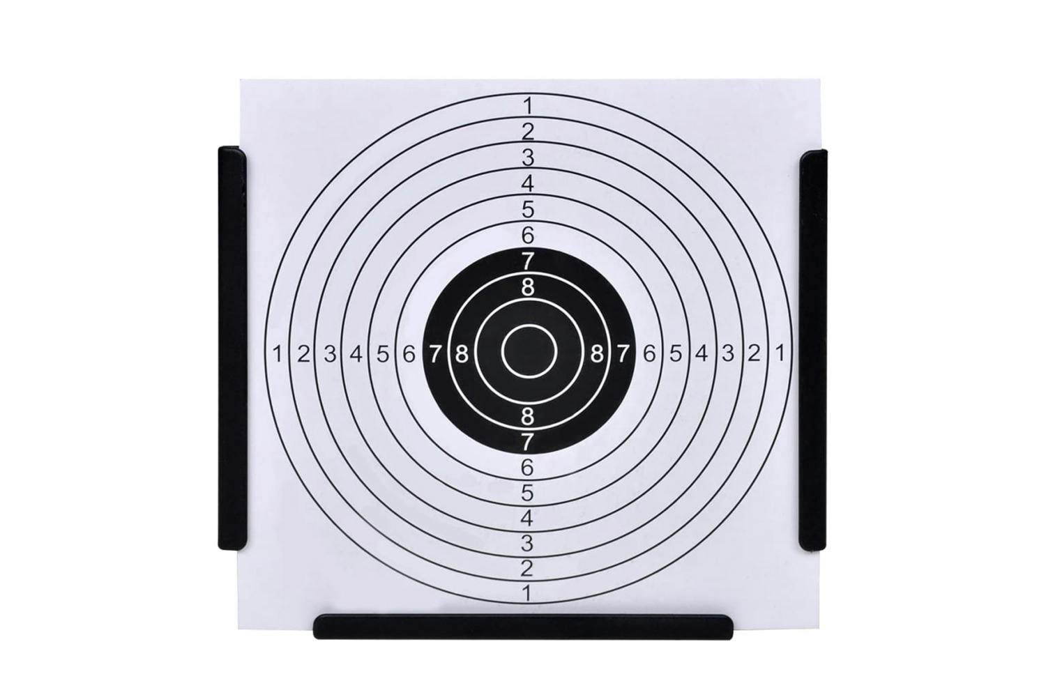 Vidaxl 90829 14 Cm Funnel Target Holder Pellet Trap + 100 Paper Targets