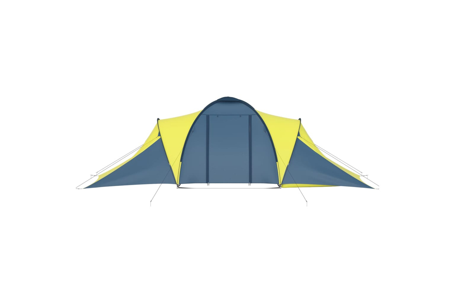 vidaXL 93185 Camping Tent 6 Persons Blue And Yellow