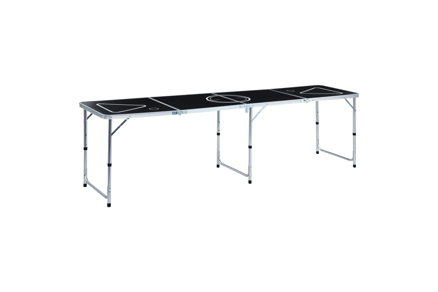 vidaXL 48188 Folding Beer Pong Table 240cm Black