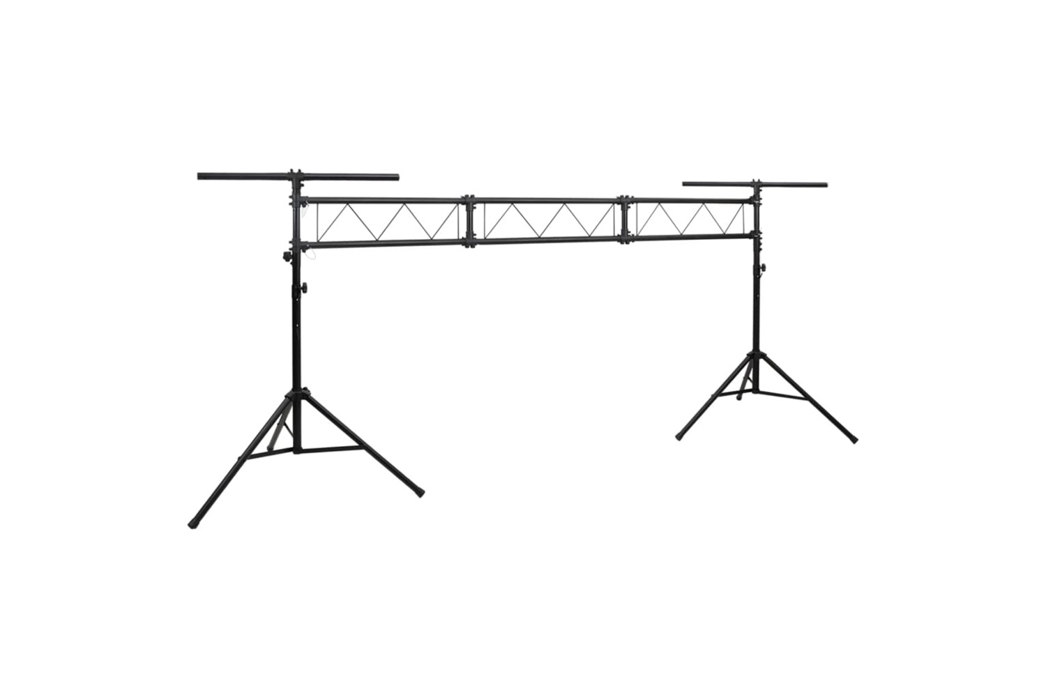 vidaXL 70178 Light Stand Black 438x115x(180-300)cm Steel