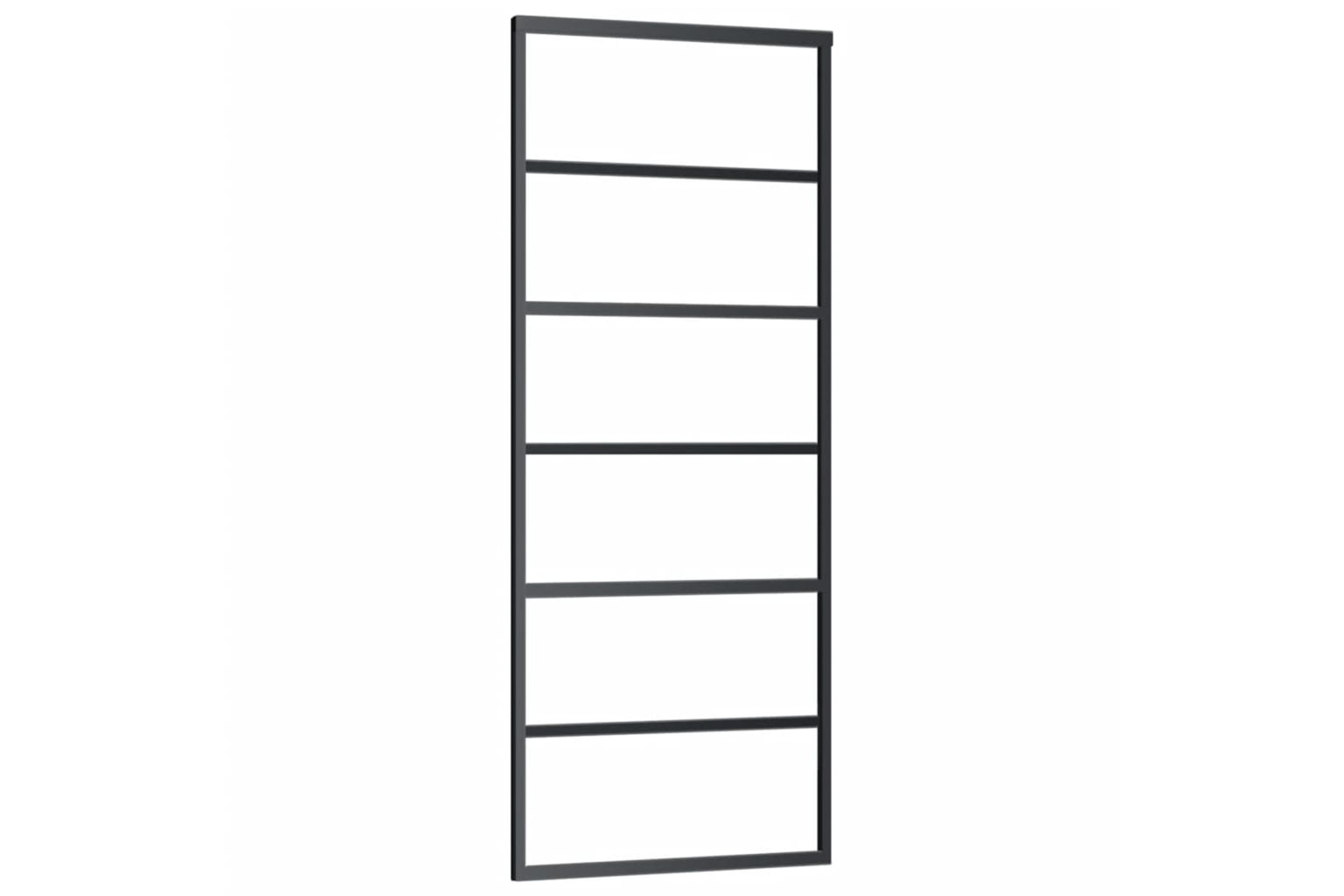 vidaXL 151014 Sliding Door Esg Glass And Aluminium 76x205cm Black
