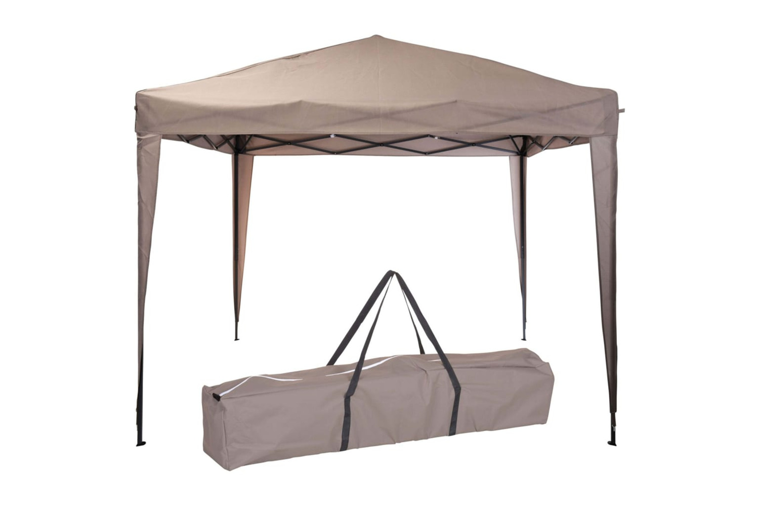 Progarden 436240 Partytent Easy-up 300x300x245 Cm Taupe