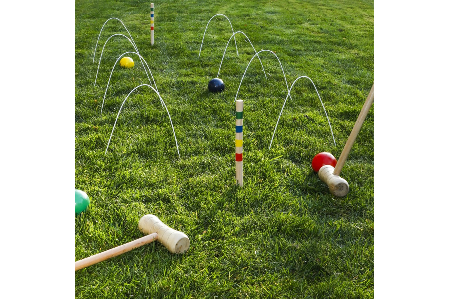 Hi 435325 Croquet Game 125x25 Cm Multicolour