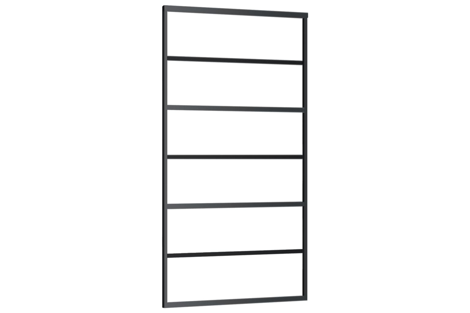 vidaXL 151016 Sliding Door Esg Glass And Aluminium 102x205cm Black