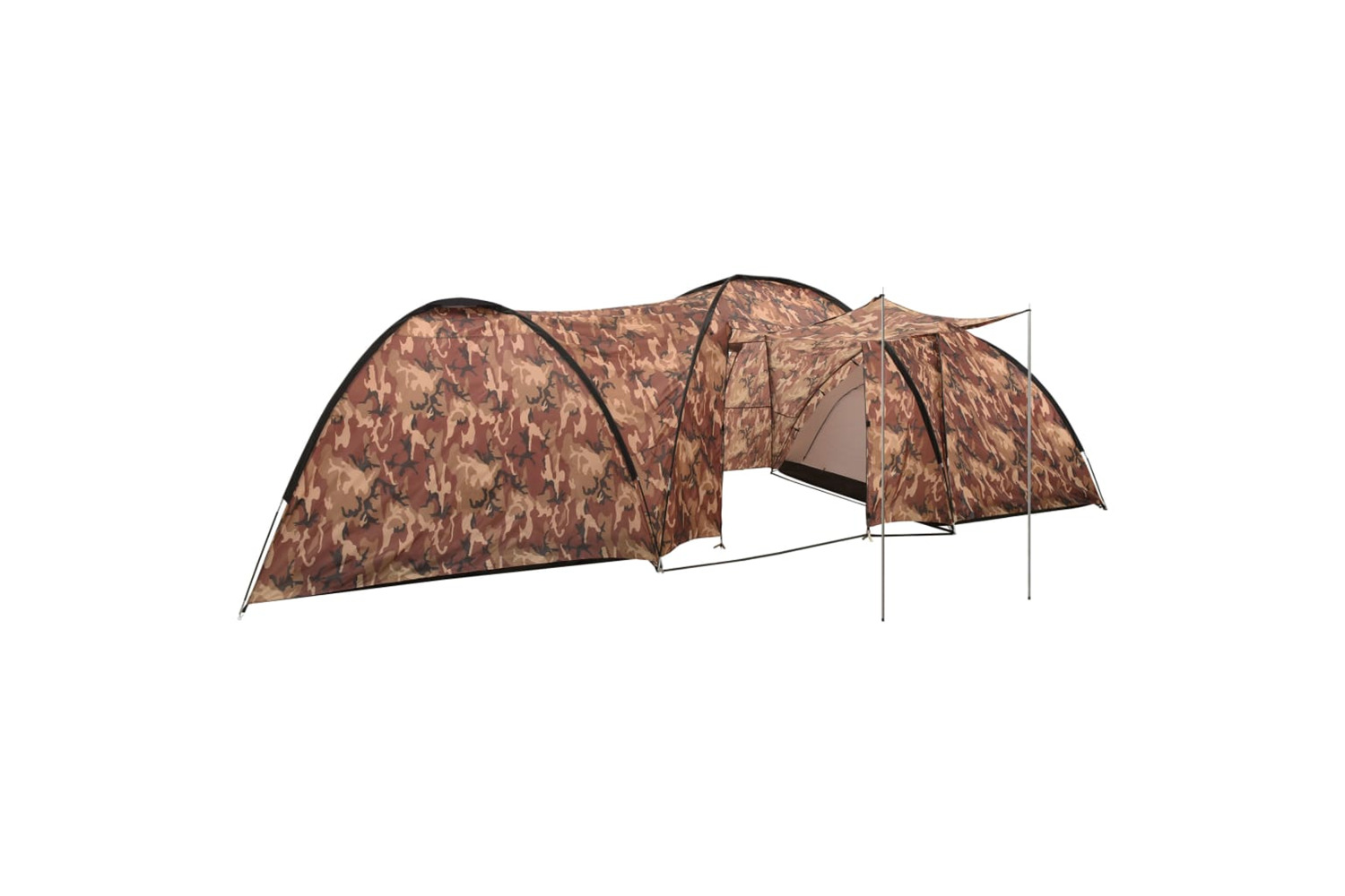 vidaXL 93052 Camping Igloo Tent 650x240x190cm 8 Person Camouflage