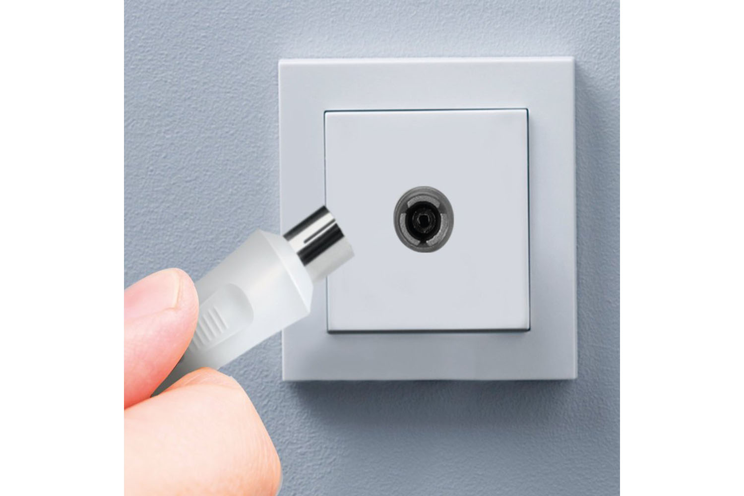 Ekon Antenna Cable with Adapter | 5m | White