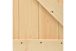Vidaxl 3057597 Sliding Door With Hardware Set 100x210 Cm Solid Pine Wood