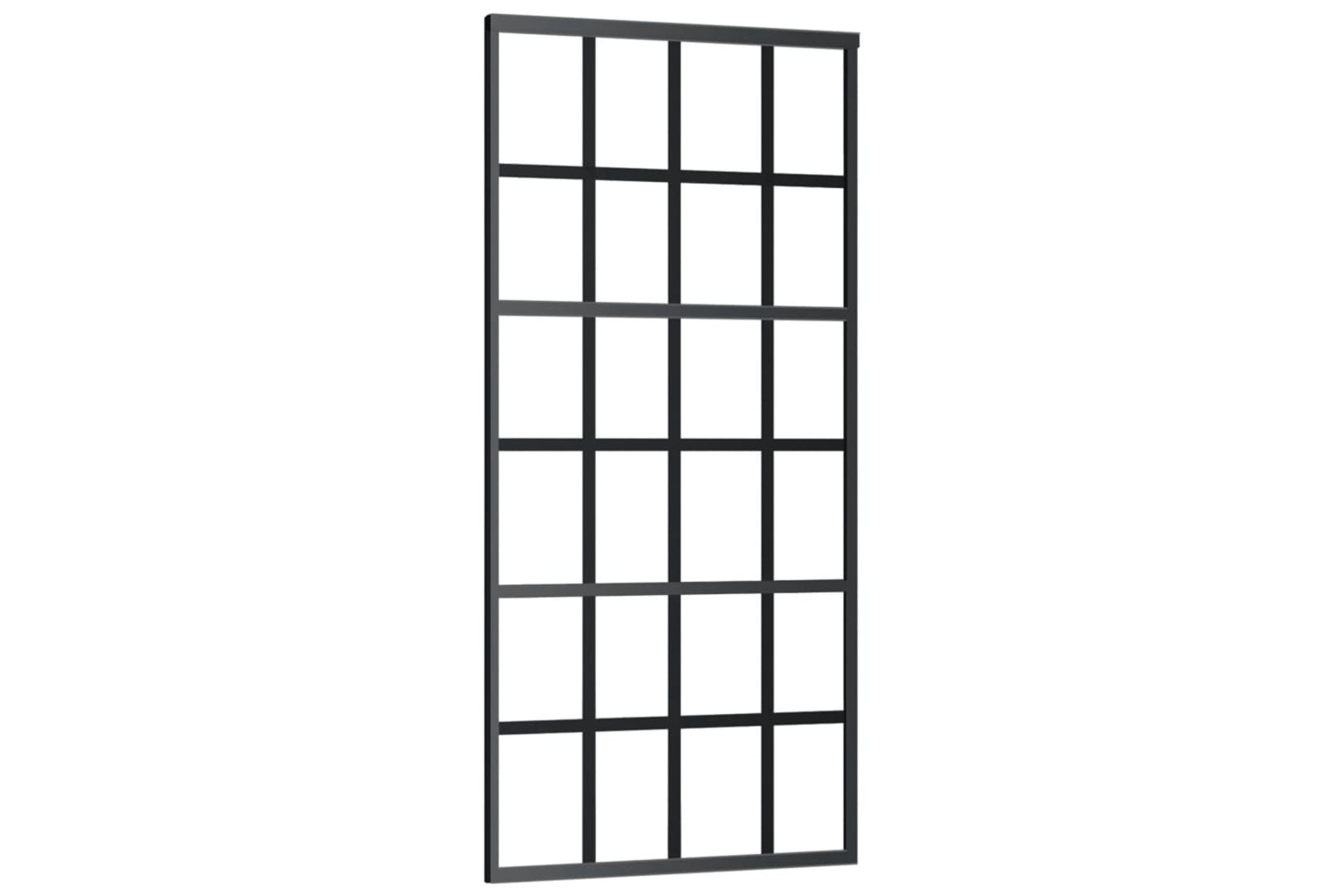 vidaXL 151021 Sliding Door Esg Glass And Aluminium 90x205cm Black