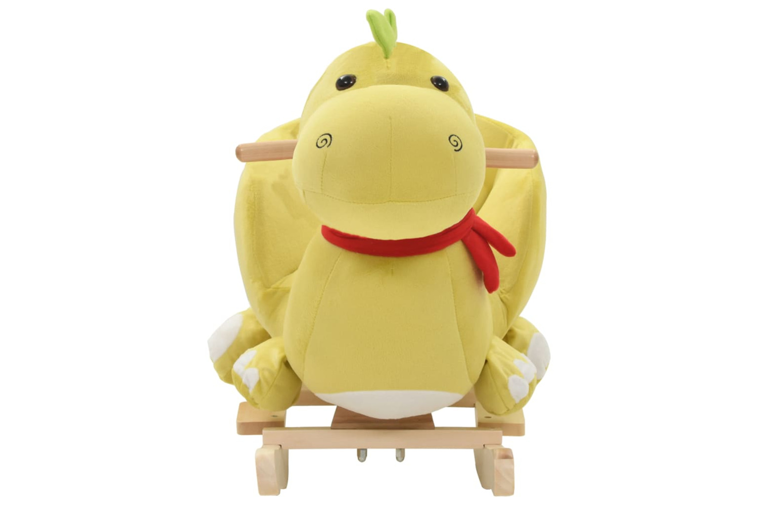 vidaXL 80225 Rocking Animal Dragon With Backrest Plush 60x32x53cm Lime Green