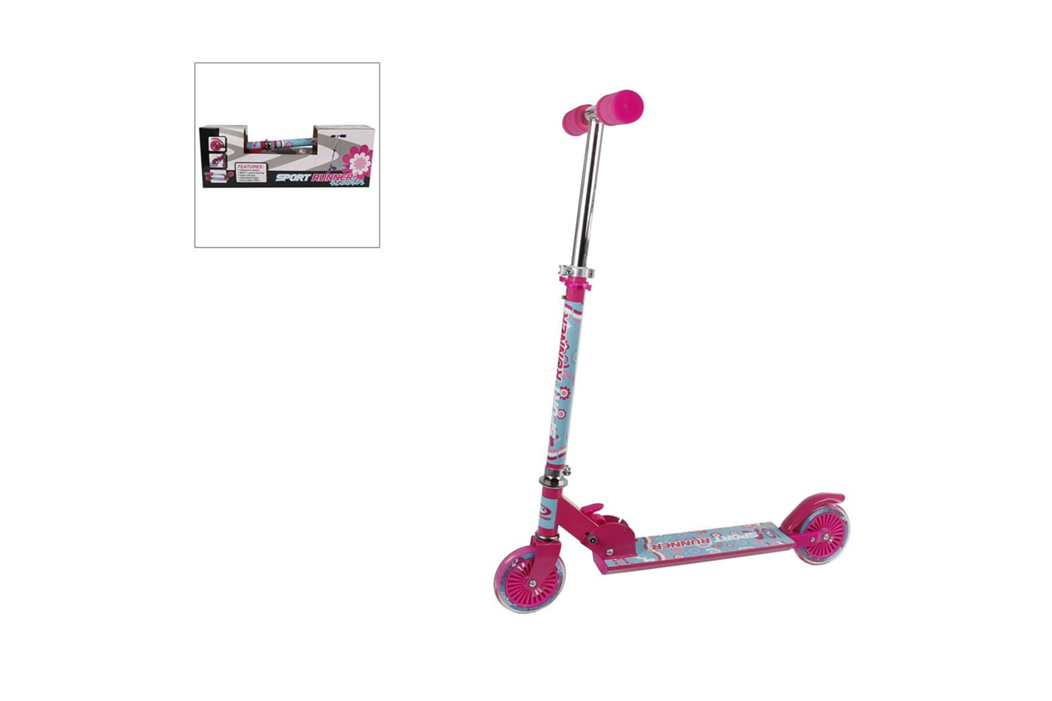 Sport Runner 432427 Folding Scooter Pink