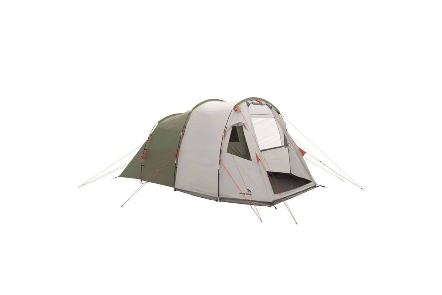 Easy Camp Tunnel Tent Huntsville 400 4-person Green And Cream