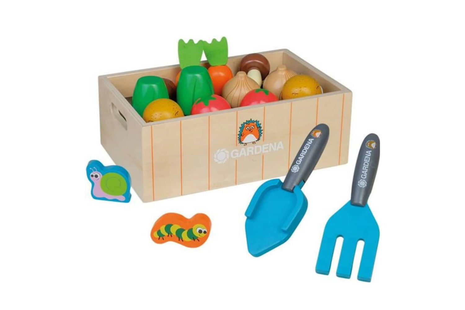 Gardena 445620 Wooden Toy Vegetable's Box Set