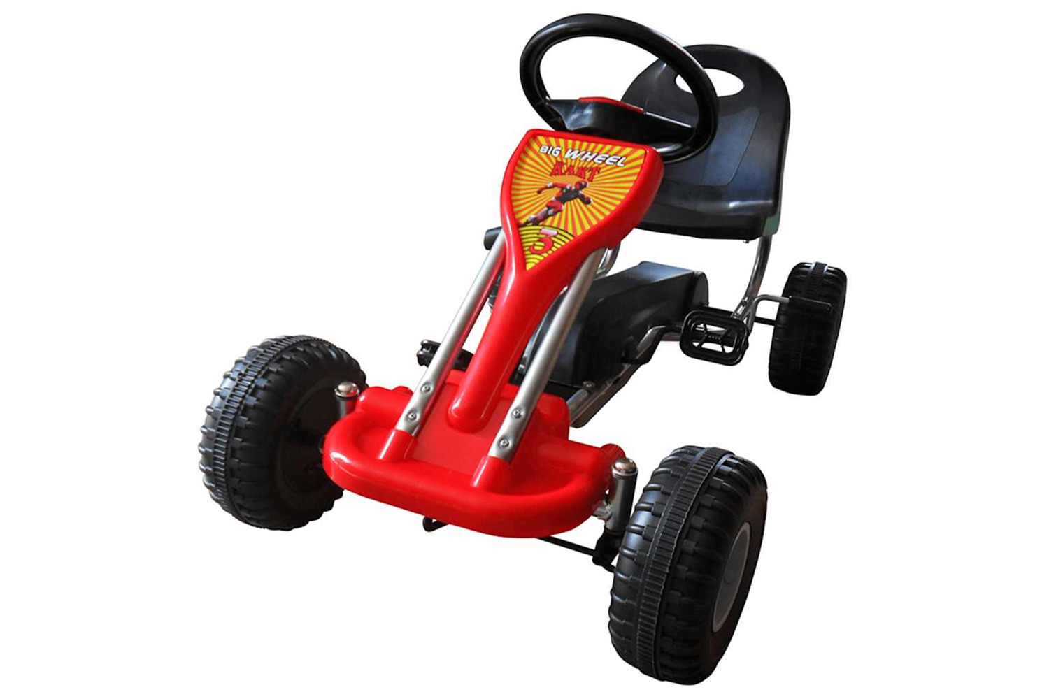 Vidaxl Pedal Go Kart Red