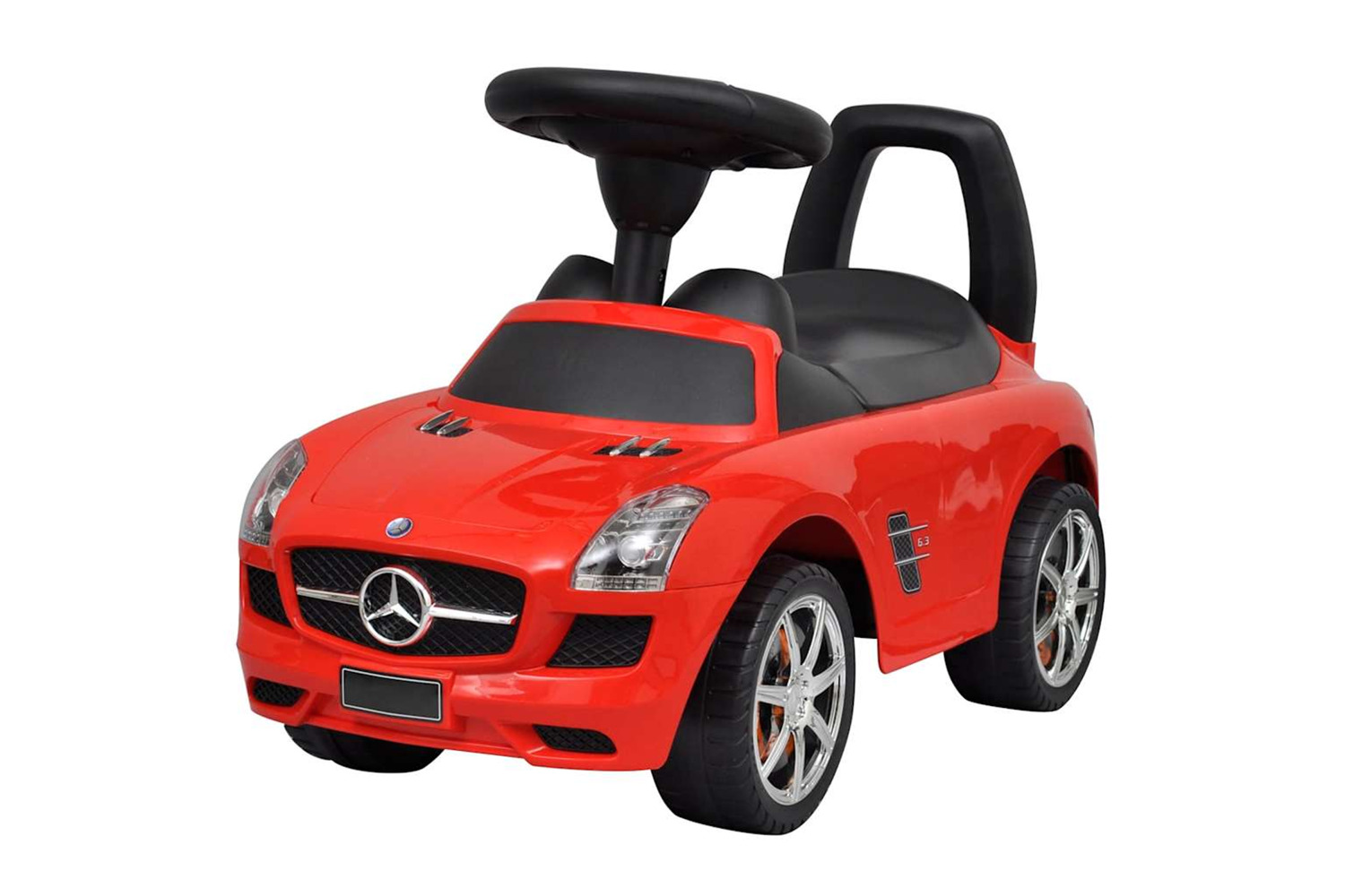 Vidaxl Foot-powered Kids Car Red