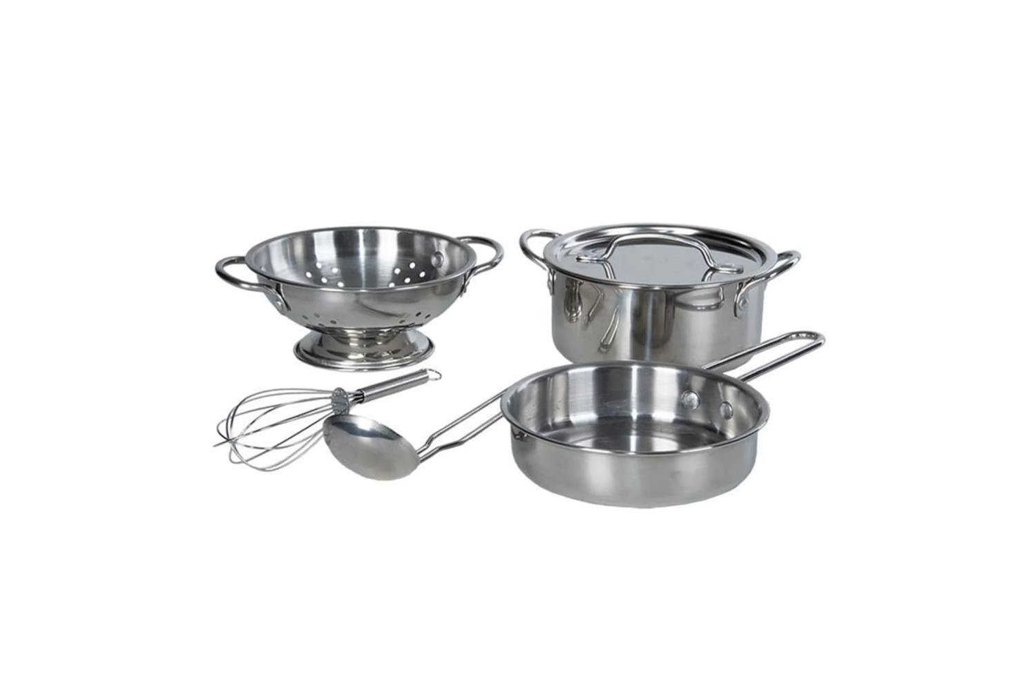 Esschert Design 442372 6 Piece Play Tool Set For Mud Kitchen Stainless Steel