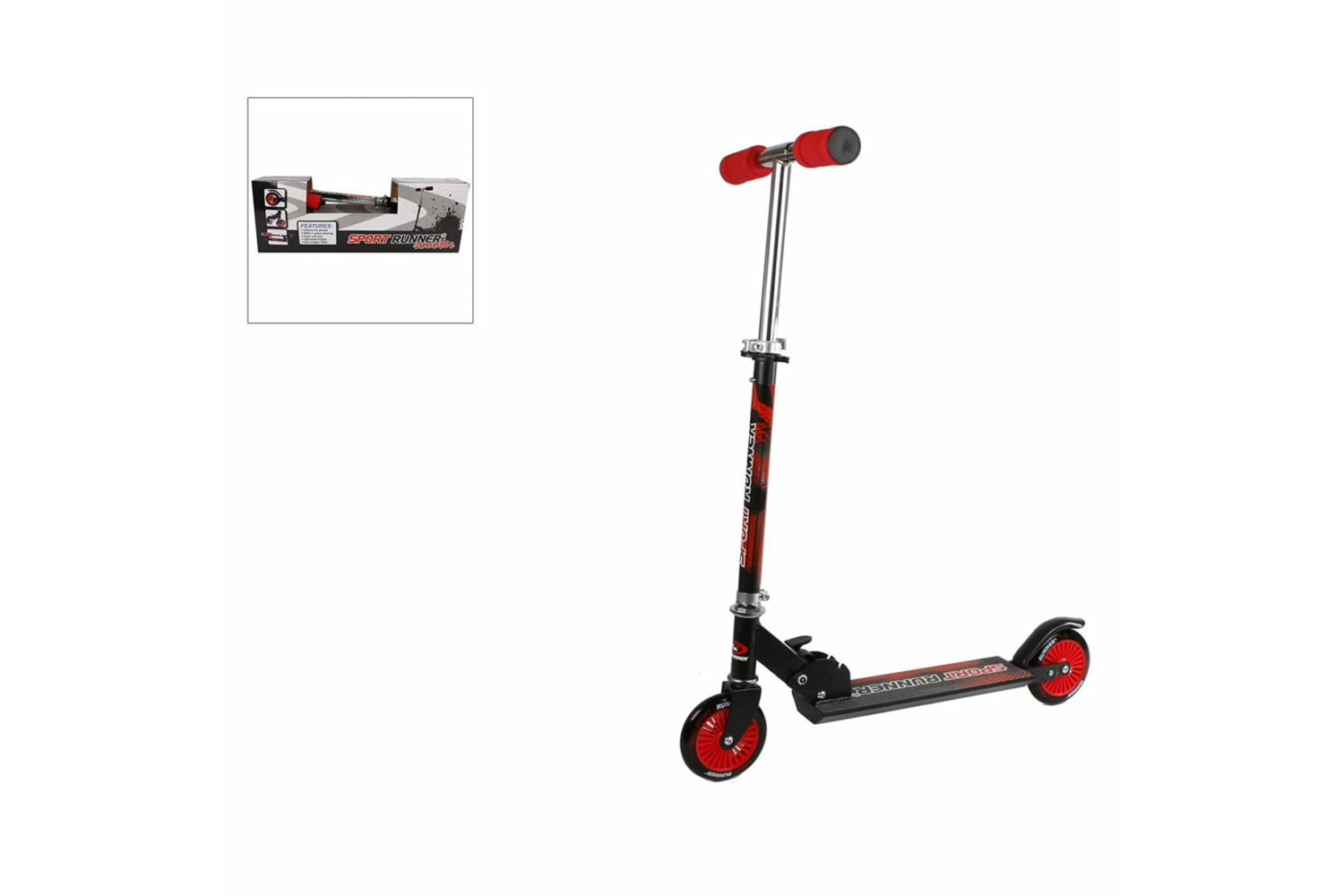 Sport Runner 432426 Folding Scooter Red