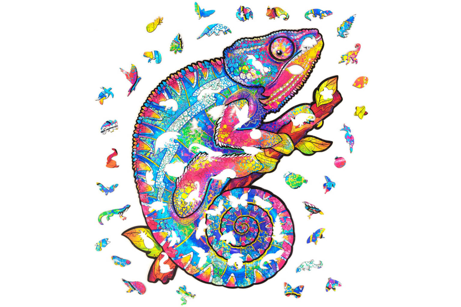 Unidragon 444676 314 Piece Wooden Jigsaw Puzzle Iridescent