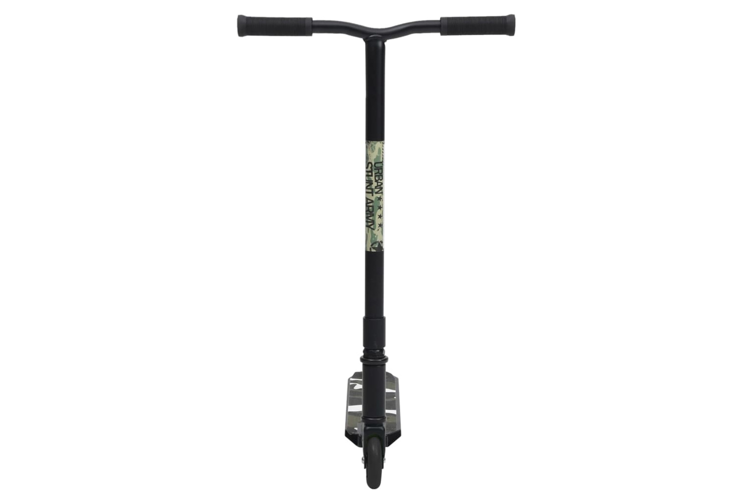 vidaXL 80264 Stunt Scooter With Aluminium Handlebar Black