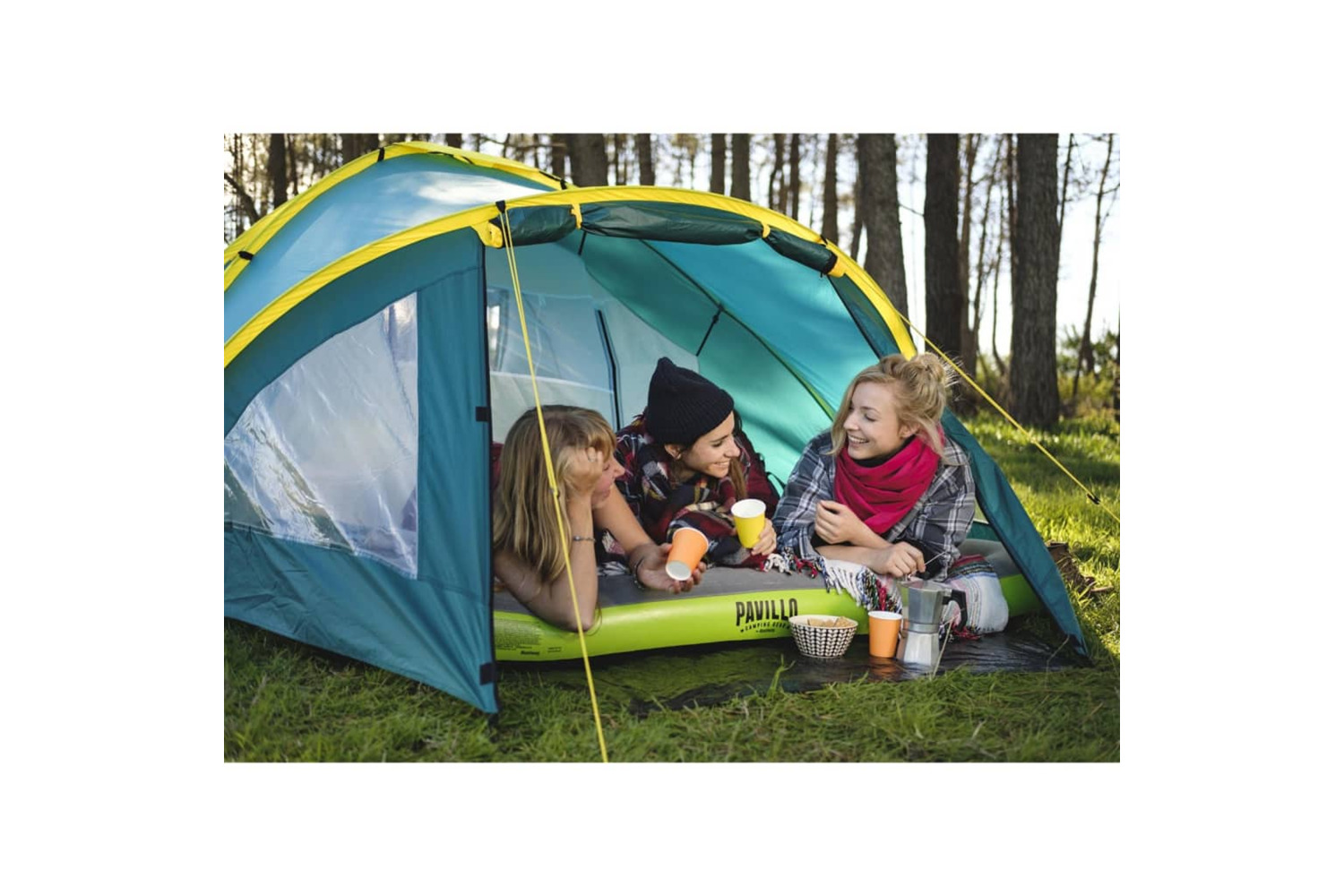 Bestway 445221 Camping Tent For 3-person Pavillo Activemount Blue
