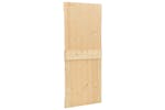 Vidaxl 3057491 Sliding Door With Hardware Set 80x210 Cm Solid Pine Wood