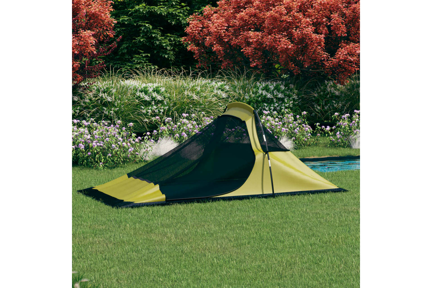 vidaXL 93073 Camping Tent 317x240x100cm Green