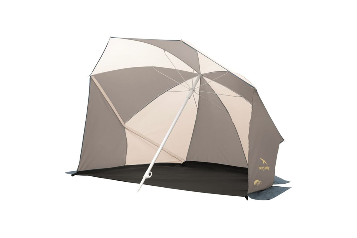 Easy Camp Umbrella Beach Shelter Coast Grey And Sand
