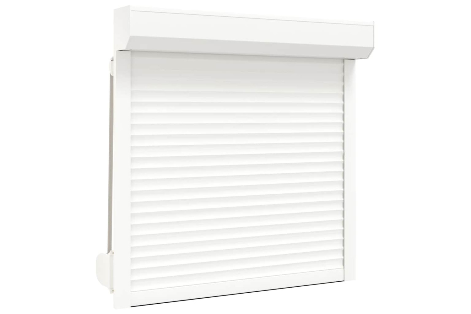 Vidaxl Roller Shutter Aluminium 100x100 Cm White