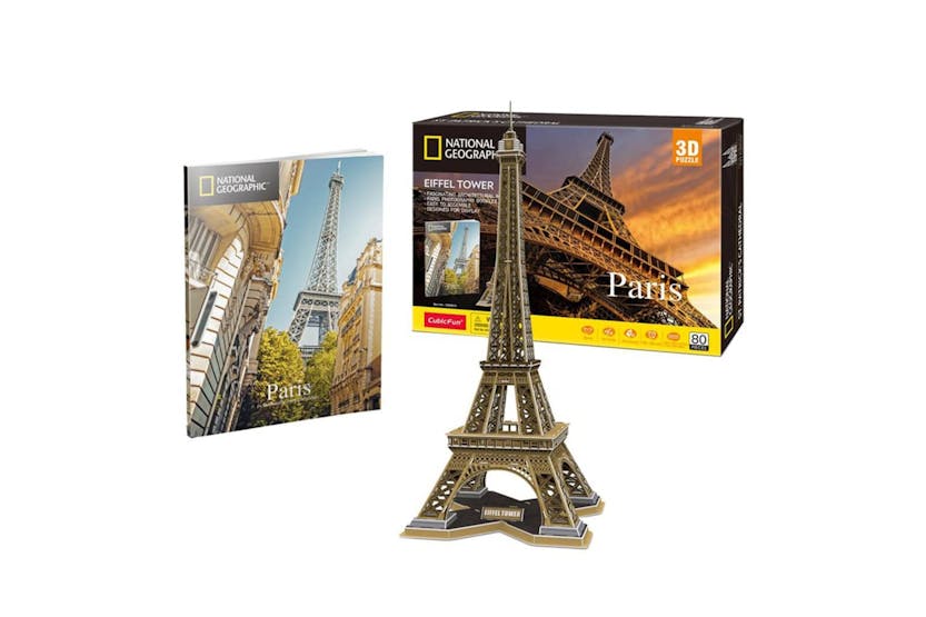 Cubic Fun 445294 3d Puzzle Eiffel Tower 80 Pcs