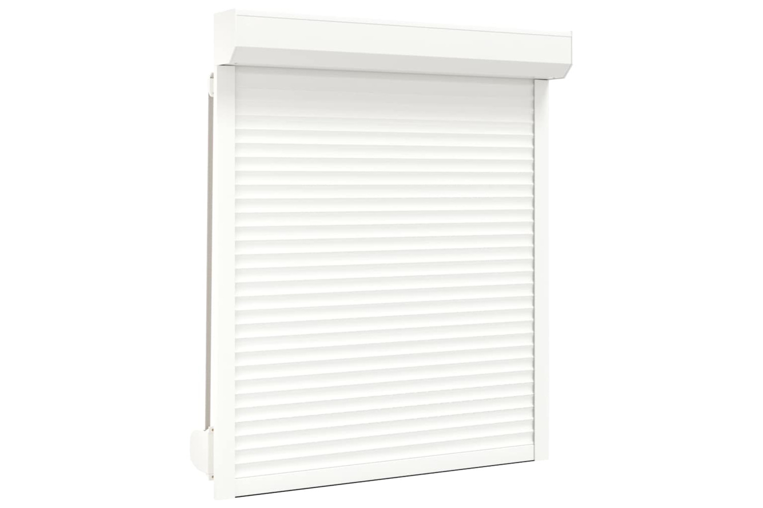 Vidaxl Roller Shutter Aluminium 110x130 Cm White