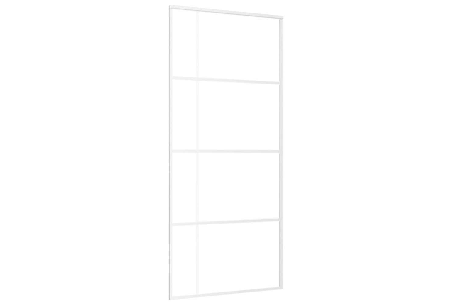 Vidaxl 151684 Sliding Door Esg Glass And Aluminium 90x205 Cm White