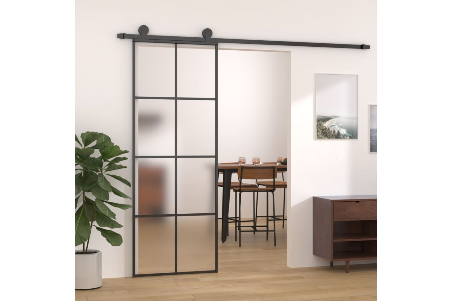 Vidaxl 288064 Sliding Door Aluminium And