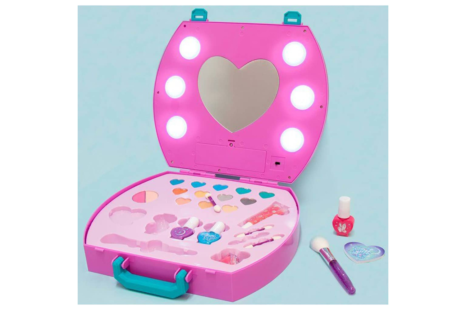 Make It Real 430903 Light Up Cosmetic Studio