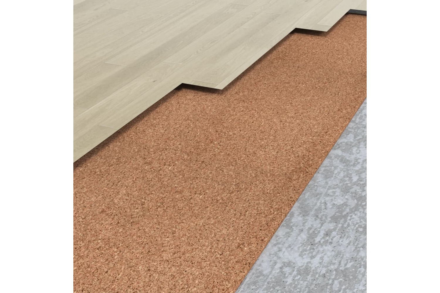 vidaXL 153135 Cork Roll 100x200cm 8mm