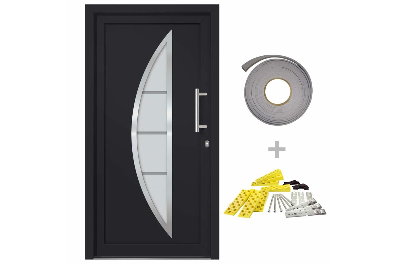vidaXL 279220 Front Door Anthracite 98x208cm