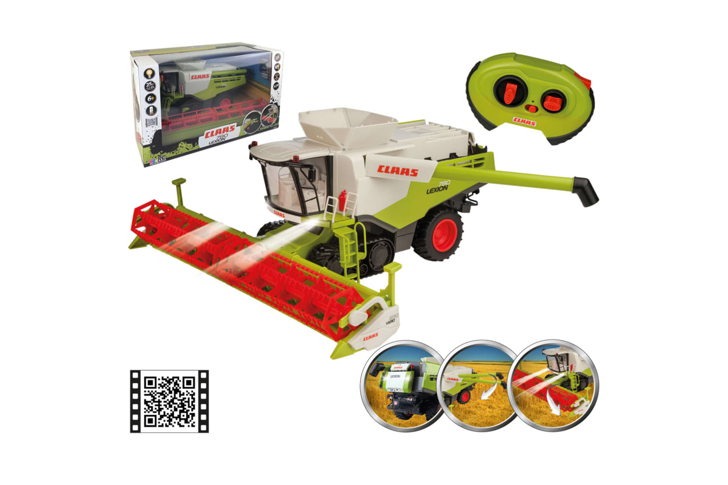 Claas 428351 Rc Toy Harvester Lexion 780 1:20